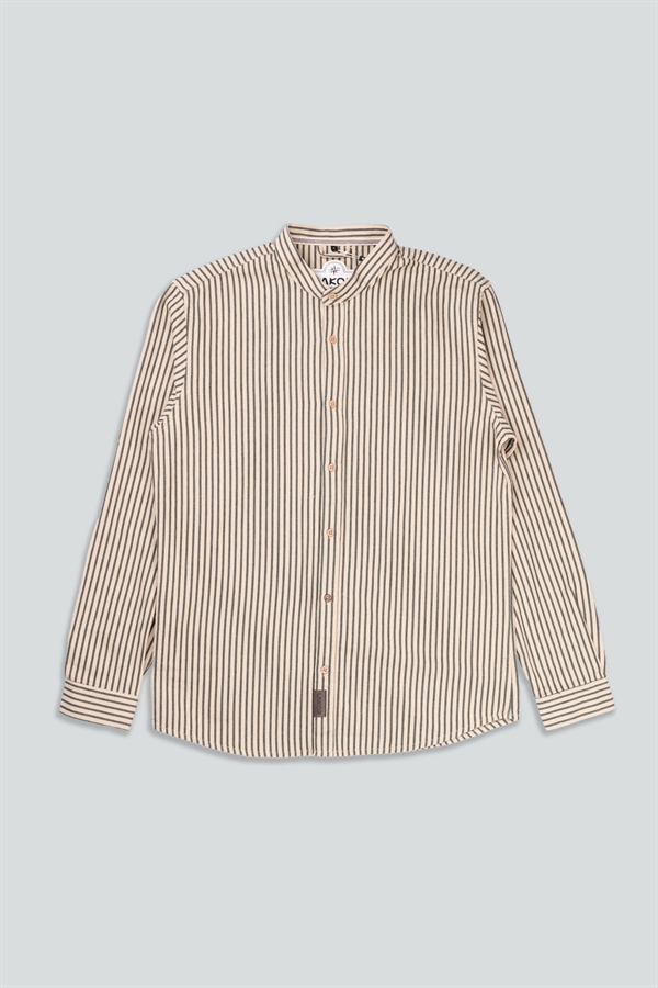 Lakor Kløvedal Shirt - Green Gables/ White Pepper